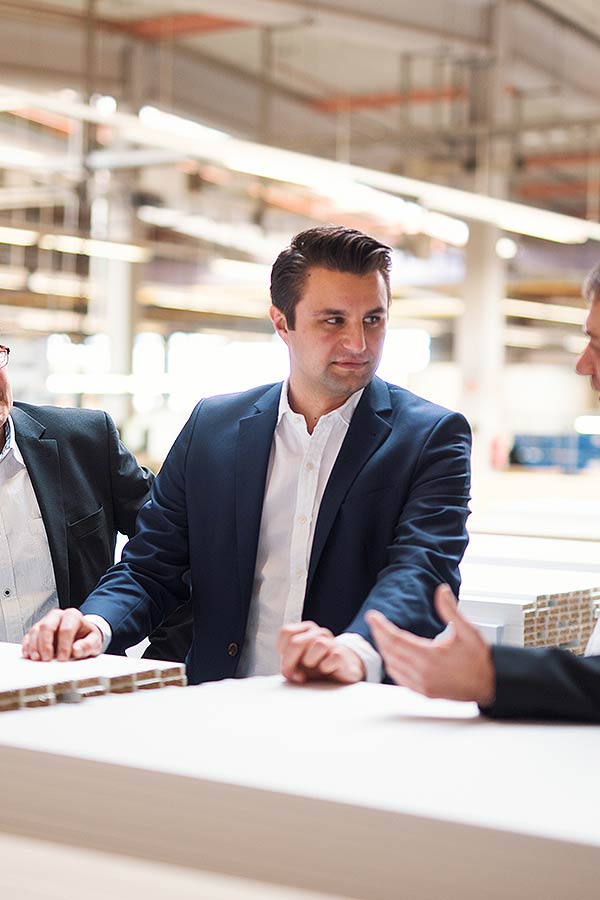 Philipp Egner at a meeting.